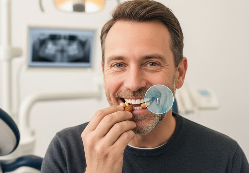 alimentazione e masticazione dopo impianto