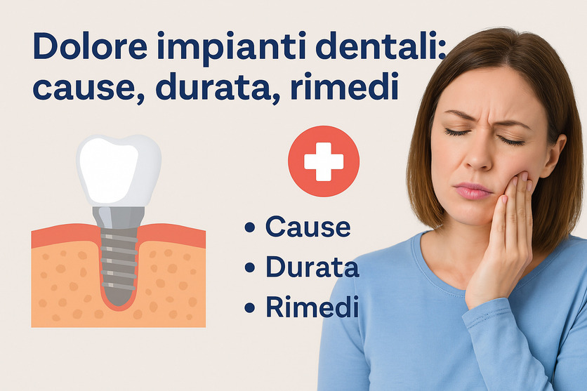 dolore impianti dentali