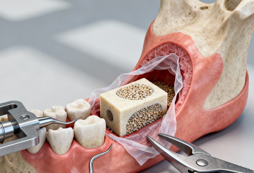 esempio di rigenerazione ossea dentale