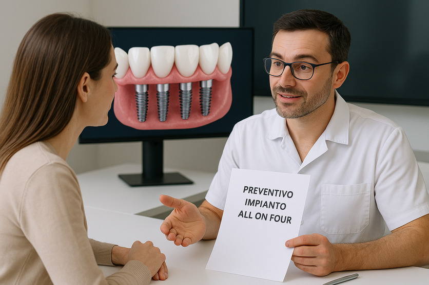 impianti dentali all on four prezzi