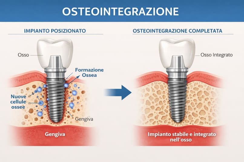 impianto dentale osteointegrato