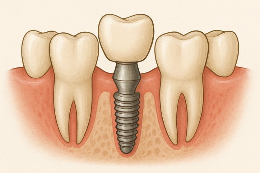 impianto singolo implantologia stand alone